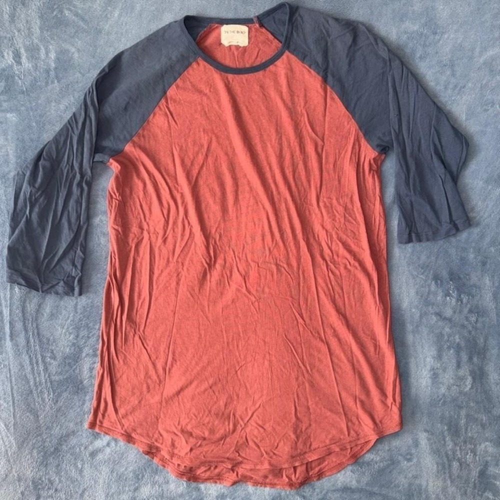 On The Byas red long sleeve shirt men Size L